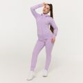 Dámska mikina so zipsom Limitless Lavender - GymBeam, veľkosť S, veľkosť oblečenia S