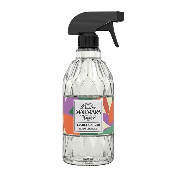 Osviežovač vzduchu do bytu, barber shopu alebo kaderníctva MARMARA Room cologne Secret garden 500 ml