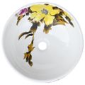vidaXL Umývadlo na dosku viacfarebné okrúhle Φ41x14 cm keramické