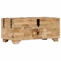 vidaXL Konferenčný stolík z mangovníkového dreva 80x40x35 cm