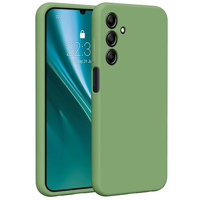 Puzdro Etteri Silicone pre Samsung Galaxy A25 5G (global) svetlozelená