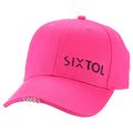 Kšiltovka s LED svetlom B-CAP 25lm, nabíjacia, USB, univerzálna veľkosť, ružová SIXTOL