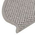 vidaXL Samolepiace nášľapy na schody, sisalový vzhľad 15 ks 65x21x4 cm
