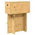 vidaXL Terárium Hnedá 60 x 30 x 80 cm OSB