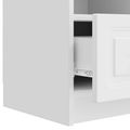 vidaXL TV skrinka Biela s vysokým leskom 102 x 34,5 x 47 cm