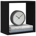 vidaXL Nástenné kockové police 2 ks, čierny dub 30x15x30 cm, technické drevo