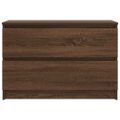 vidaXL TV skrinka hnedý dub 80x35x54 cm spracované drevo
