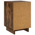 vidaXL Nočný stolík Dymový dub 33,5 x 34,5 x 50 cm Kompozitné drevo