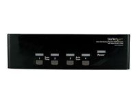 Prepínač KVM / audio / USB - 4 x KVM / zvuk / USB - 1 miestny používateľ - desktop - pre P/N: IM12D1500P, SVA12M2NEUA, SVA12M5NA, USBDVI4N1A6, USBVGA4N1A10, USBVGA4N1A6