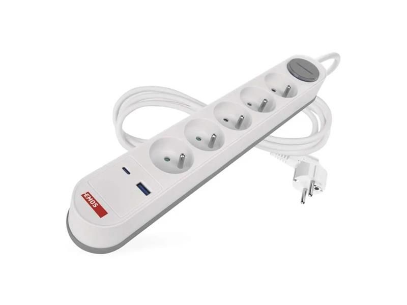 Predlžovací kábel 5 zásuviek 3 m EMOS P1513FC