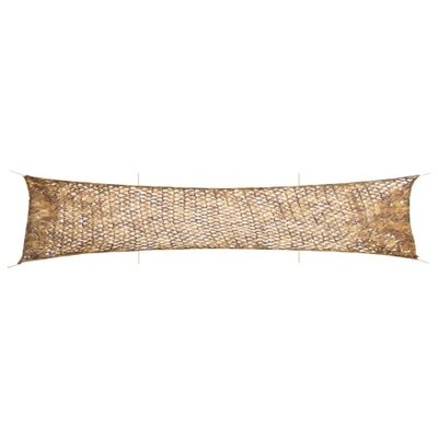 vidaXL Maskovacia sieť s úložnou taškou 706x140 cm piesková