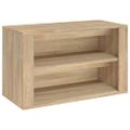 vidaXL Regál na topánky dub sonoma 75x35x45 cm spracované drevo