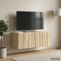 vidaXL Nástenná TV skrinka 78,5 x 31 x 30 cm Dub sonoma