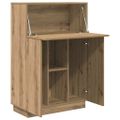 vidaXL Stôl Remeselný dub Kompozitné drevo 71.5 x 31.5 x 106.5 cm