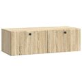 vidaXL Nástenná TV skrinka 98 x 41 x 30 cm Dub sonoma Kompozitné drevo