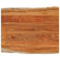 vidaXL Stolová doska 90x80x2,5 cm obdĺžnik masívna akácia živá hrana