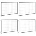 vidaXL Koterec pre psa strieborný 300x100x70 cm oceľ