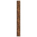 vidaXL Botník so zrkadlom 5-poschodový dymový dub 63x17x169,5 cm