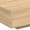 vidaXL konferenčný stolík s LED osvetlením dub sonoma 85x55x31 cm