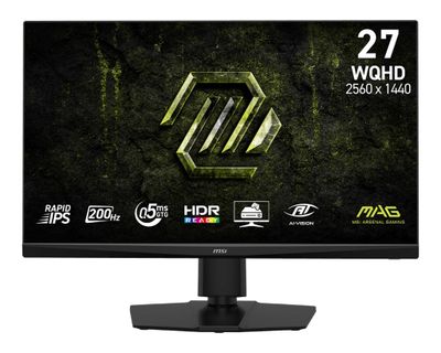 MSI MAG/272QPF E20/27''/IPS/QHD/200Hz/0,5ms/Čierna/3R