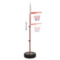vidaXL Detská nastaviteľná basketbalová súprava 120 cm