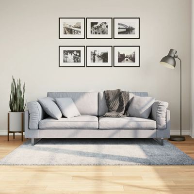 vidaXL Shaggy koberec PAMPLONA, vysoký vlas, moderný, modrý 120x170 cm