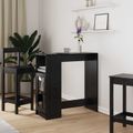 vidaXL Barový stôl 101 x 40 x 103,5 cm Kompozitné drevo Čierny dub