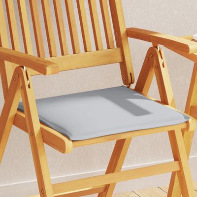 vidaXL Záhradné podsedáky 4 ks svetlosivé 45x45x2 cm štvorcové