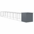 vidaXL Klietka pre kurčatá výbeh antracitová 110x813x110 cm poz. oceľ