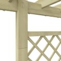 vidaXL Záhradná pergola s kvetináčom 162x56x204 cm, drevo