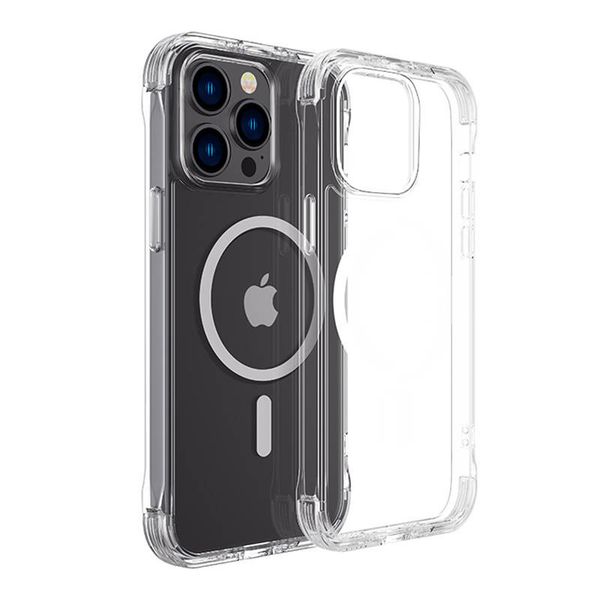 Joyroom JR-14H7 priehľadné magnetické puzdro pre iPhone 14 Plus