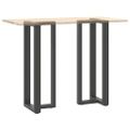 vidaXL Nohy barového stola v tvare T, 2 ks, antracitové, 40x35x(110-111) cm, oceľ