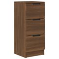 vidaXL Komoda hnedý dub 30x30x70 cm spracované drevo