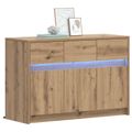 vidaXL TV skrinka 91 x 34 x 61 cm Dub artisan Kompozitné drevo