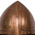vidaXL Stredoveká rytierska prilba pre LARP starožitná replika medená oceľ
