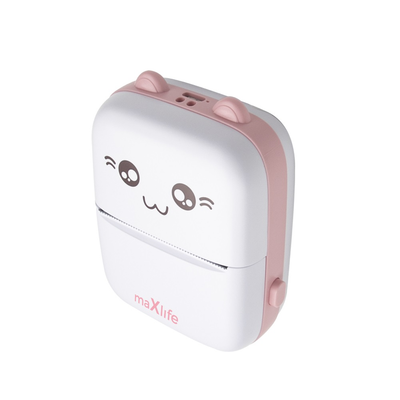 Maxlife MXTP-100 PINK Bluetooth termálna tlačiareň, ružová (OEM0200502)