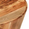 vidaXL Konferenčný stolík Ø52x30 cm masívne akáciové drevo