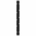 vidaXL Nohy konferenčného stolíka v tvare U, 2 ks, čierne, 70 x (42-43) cm, oceľové