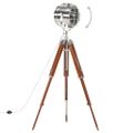 vidaXL Lampa na statíve, mangový masív 165 cm