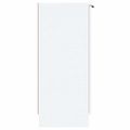 vidaXL Komoda biela 30x30x70 cm spracované drevo