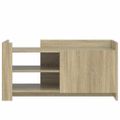vidaXL Konferenčný stolík dub sonoma 100x50x50 cm kompozitné drevo