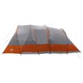 vidaXL Tunelový stan 560 x 395 x 212 cm Šedá a oranžová