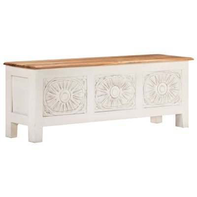 vidaXL Úložný box z akáciového dreva 110x30x40 cm