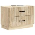 vidaXL Nočný stolík Dub sonoma 62 x 34,5 x 44,5 cm Kompozitné drevo