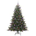 vidaXL Umelý vianočný stromček Zelená 180 cm PVC, kov a plast