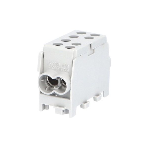 Svorkovnica rozbočovacia HLAK 35 1/2 M2, 125A, 1pól., AL/CU, IP20, šedá, na DIN /2080141