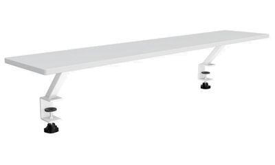 AROZZI ARENA Desk Riser Large White/ prídavná ergo polička pre herný stôl/ šírka 111 cm/ biela Stojan, podstavec, pre monitory, nosnosť 20kg, oceľ, biely
