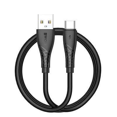 BWOO Kábel USB - USB-C 1m 27W 3A Čierny BO-X318C