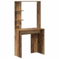 vidaXL Stôl Staré drevo Kompozitné drevo 78,5 x 37 x 154,5 cm