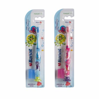 BANAT 3060 FlipFlap Junior Soft Detská zubná kefka, mäkká 5+ r